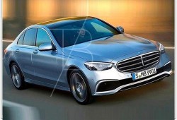 最新款奔驰c爆料图片,豪华升级，科技赋能，全新外观惊艳亮相